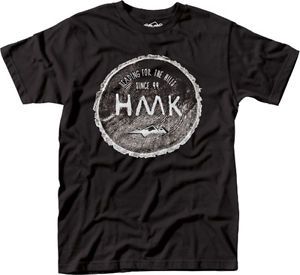 Hmk rounder tshirt black - five adult sizes