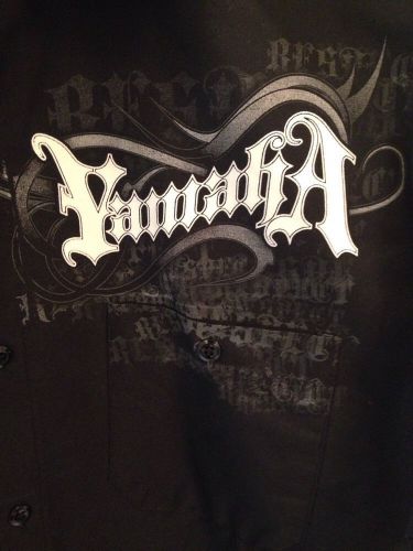 Yamaha men&#039;s black short sleeve shirt by parker synergies, medium