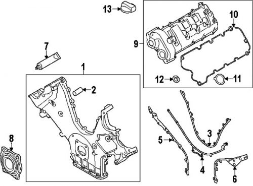 Porsche 94810593800 genuine oem valve cover o-ring