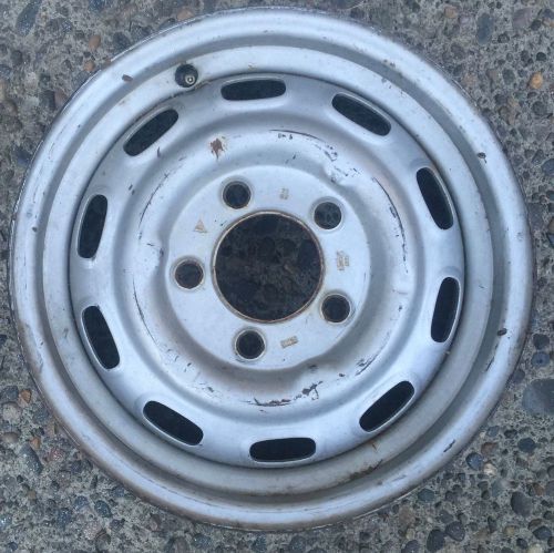 Porsche 911 912 5 1/2x15 steel wheel 12/69 lwb lemmerz 1969 1970