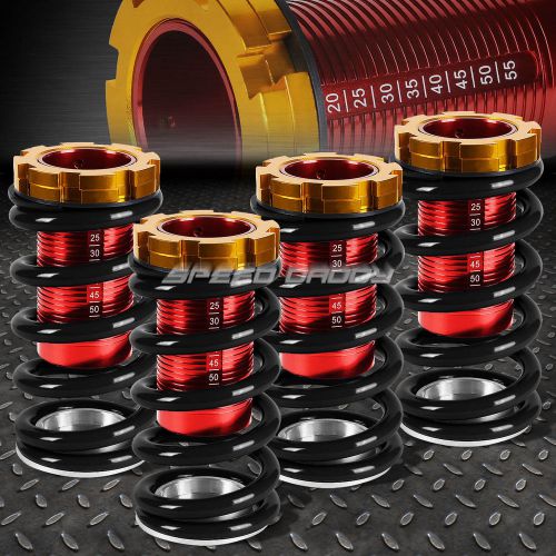 1-4&#034;lowering scaled suspension coilover black spring for 88-00 civic eg ej ek/dc