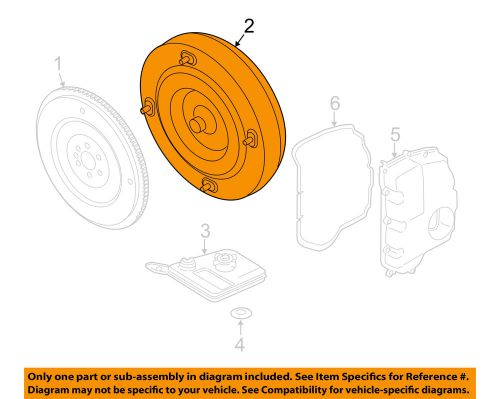 Ford oem 14-16 fusion transaxle parts-converter eg9z7902d