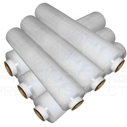 6 x strong rolls clear pallet stretch shrink wrap cast parcel packing cling film