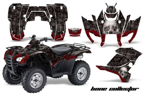 Honda rancher &amp; at amr racing graphics sticker kits 07-13 quad atv decals bone b