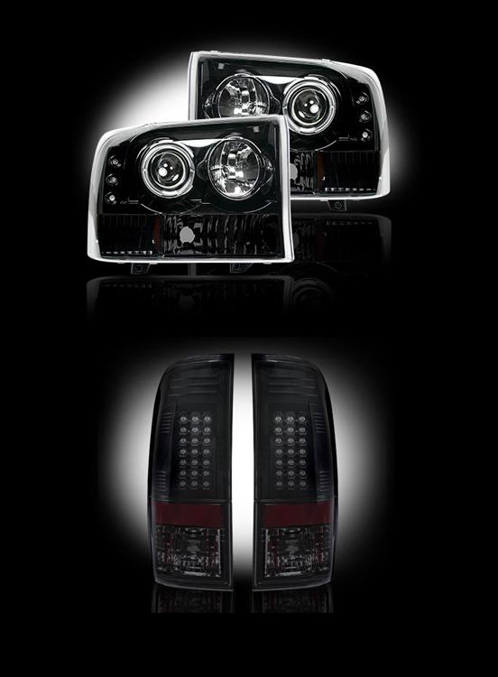 Recon led tail lights & led projector headlights (ford 2008-2013)