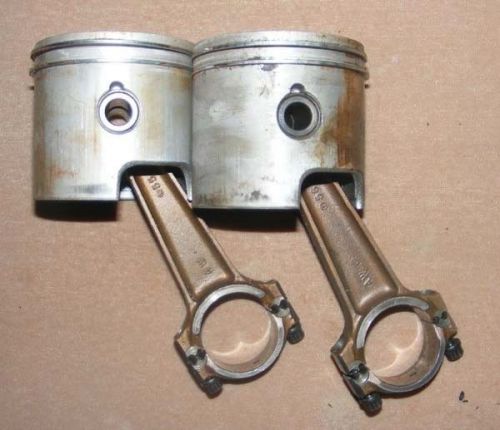 Bd1w1957 1996 johnson 50 hp pistons &amp; connecting rods pn 0435546 fits 1994-2005