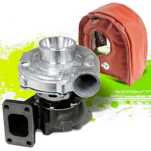 T04e t3/t4 .63 a/r 57 trim turbo/turbocharger stage 3 upgrade+red heat blanket