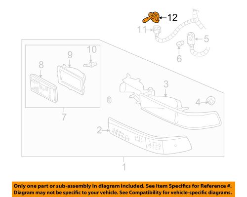 Gm oem-side marker light bulb 12450176