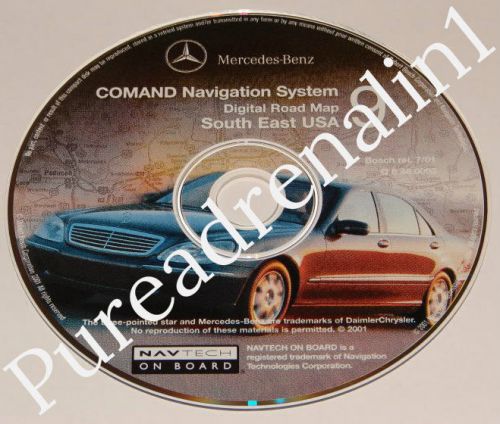 01 02 mercedes benz s s430 s500 s600 s55 navigation map disc nav cd 9 south east