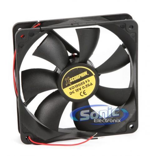 Xscorpion fan61 12-volt 6&#034; square rotary cooling fan
