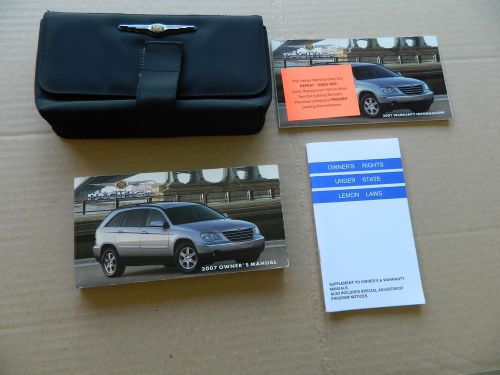 2007 pacifica chrysler owners manual with supplements &amp; holder