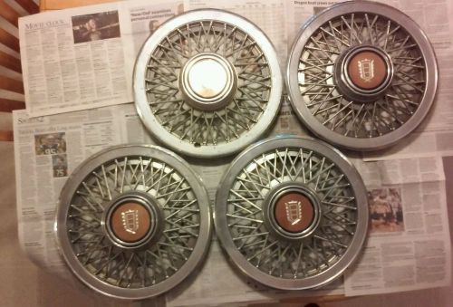 Used 1979 80 8182 83 84 85 86 ford mercury 14 inch wire hubcaps wheel covers