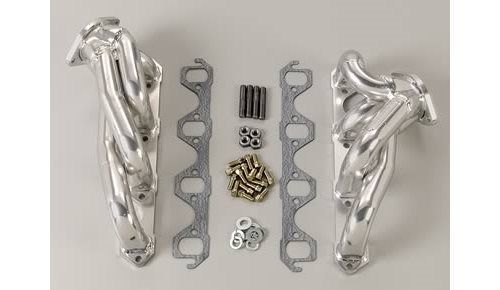 Bbk cnc performance headers shorty silver ceramic coated 1 5/8 primaries 35100