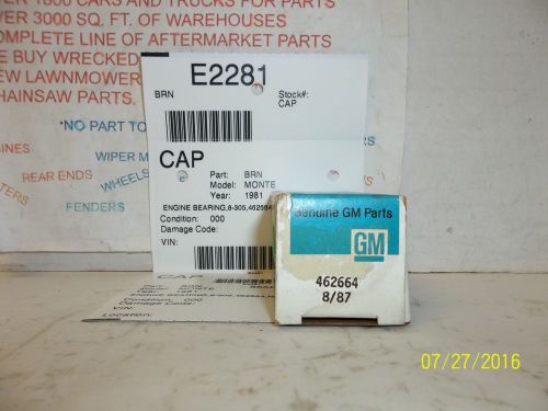 Nos 76-85 corvette caprice camaro lower crankshaft engine bearing kit gm 462664