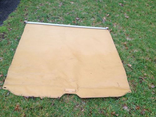 1979-1993 volvo 240 245 retractable cargo cover shade beige tan