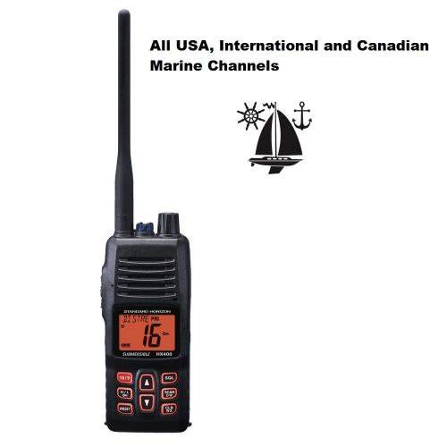 Standard horizon hhvhf built to withstand the punishment of hostile environments