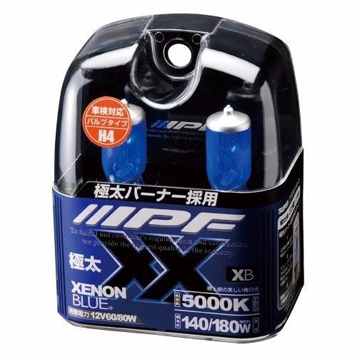 Jdm oem ipf h4 headlight bulb lamp halogen thick 5000k x52 genuine new japan