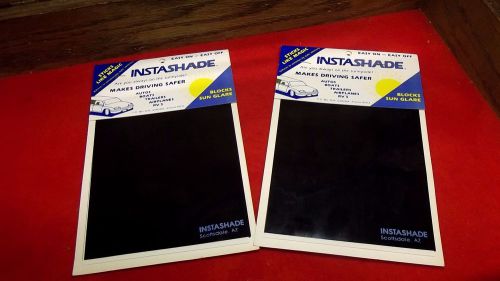 # 2 pack of # 4 total instashade 7 1/2&#039;&#039; x 5&#039;&#039; mobile car window tint sheets