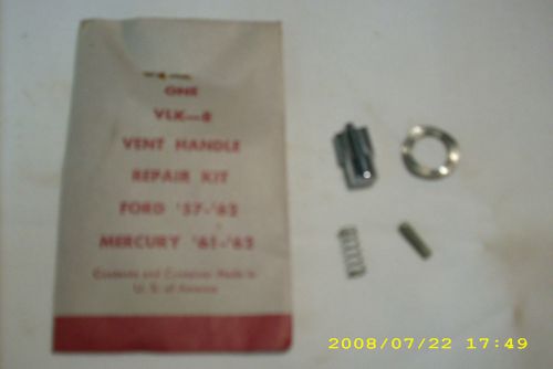 (#299) vent handle repair kit ford,  1957-62; mercury 1961-62