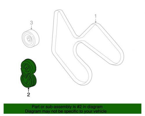 Genuine 2000-2011 ford serpentine tensioner 6l2z-6b209-b