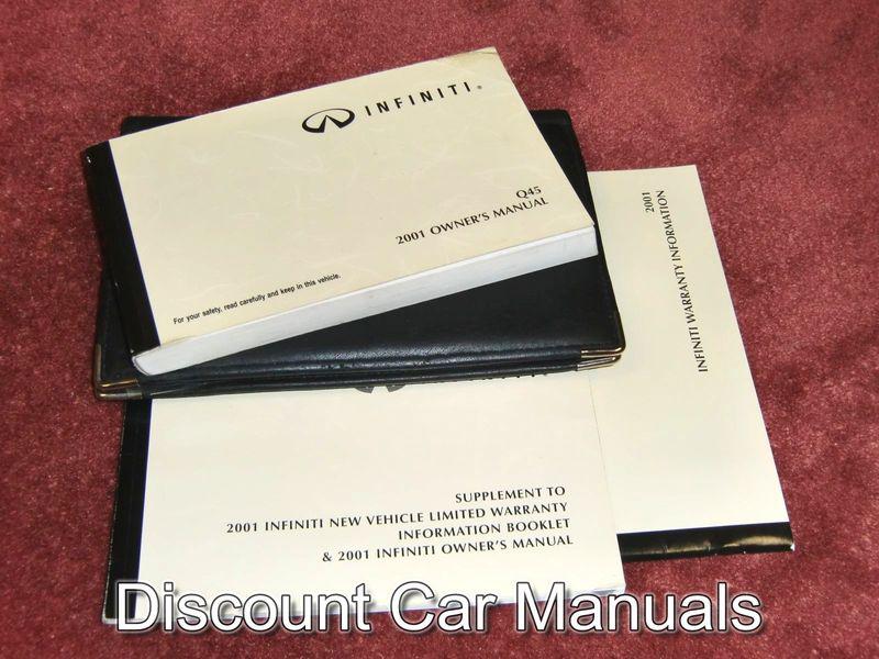 ★★ 2001 infiniti q45 owners manual portfolio l@@k 01!! ★★