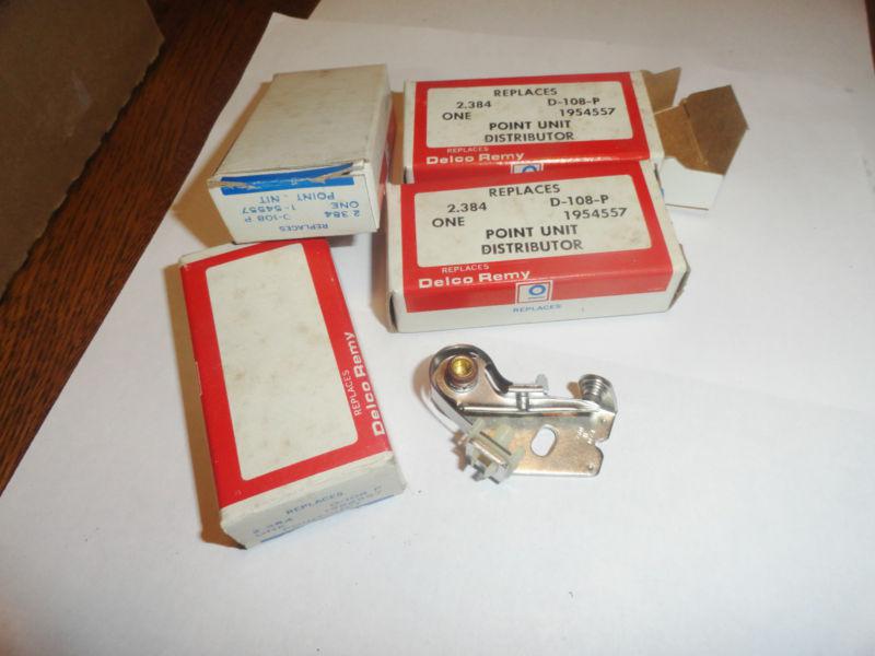  4 chevrolet buick pontiac olds contact sets  new old stock / cars/ automobile/ 