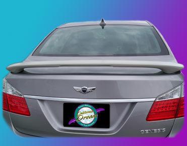 Painted custom style spoiler for a  hyundai genesis  2009-2011