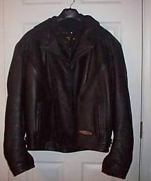 Size xl harley davidson fxrg black leather jacket 