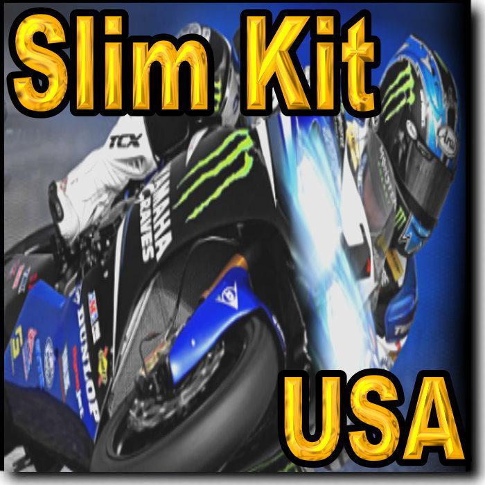 Slim hid kit h4 (hi halogen/lo hid) for suzuki gsx-r750 96-99 00 01 02 03 04 05