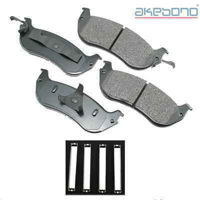 Akebono act674 brake pad or shoe, rear-proact ultra premium ceramic pads