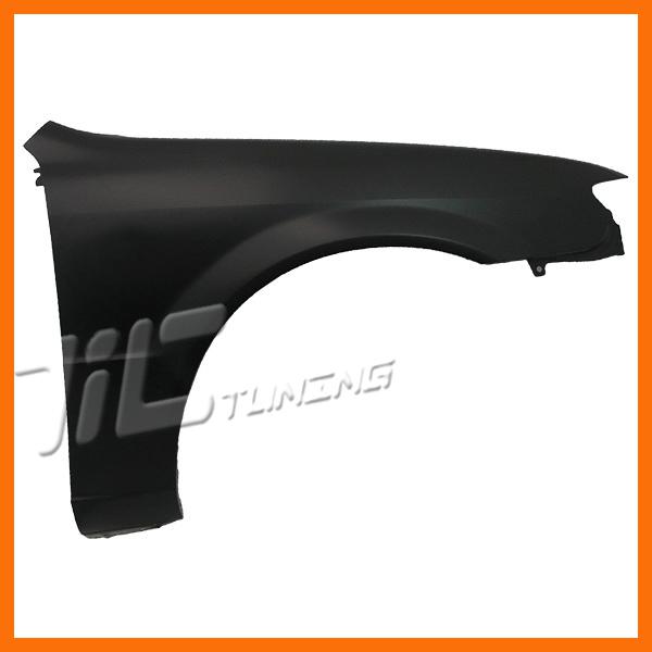 2001-2003 mazda protege dx lx es primed black right fender passenger w/hole