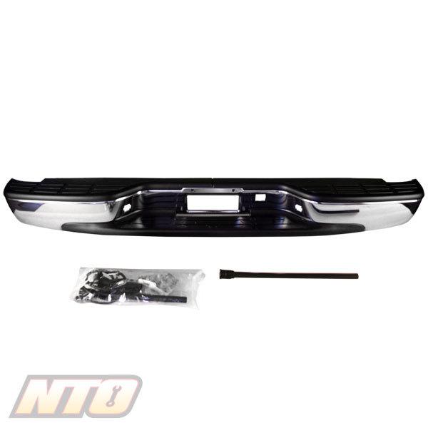 Chevrolet silverdado/sierra rear chrome bumper 99 00 01 02 03 04-07 fleetside  