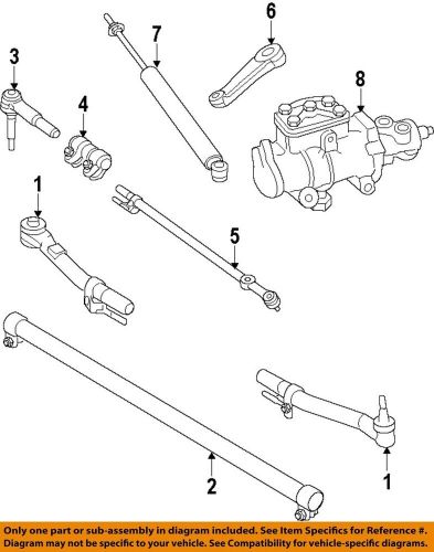 Ford oem 05-16 f-350 super duty steering gear-outer tie rod end hc3z3a131d