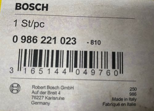 Bosch ignition coil part no. 0 986 221 023