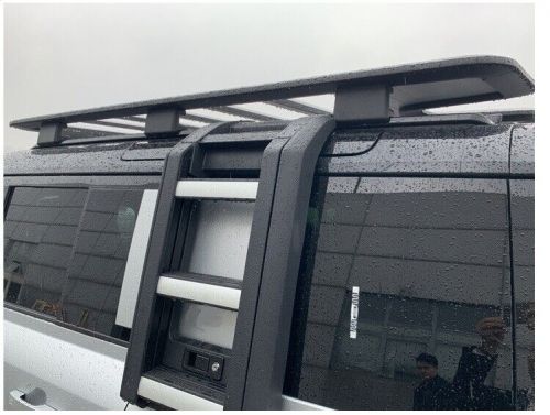 For lr defender 110 or 90 2021 2022 2023 l663 side roof rack side access ladder