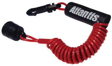 Atlantis sea-doo non-dess replacement lanyard pwc/jet-ski/watercraft red a7453