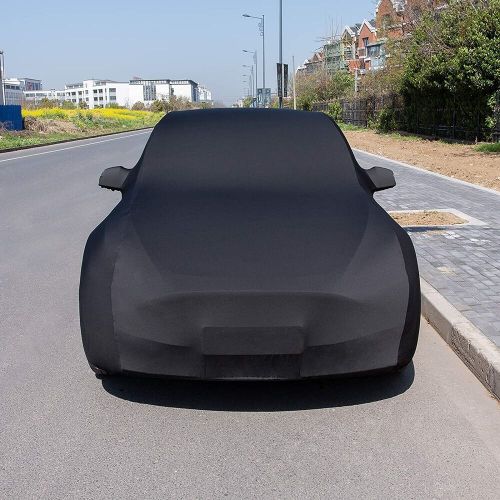 For aston martin vanquish ,black full body cover, satin elastic indoor dustproof