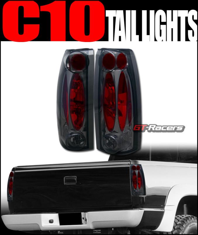 Smoke tint altezza tail lights lamps 1988-1998 chevy/gmc ck c/k c10 truck suv jy