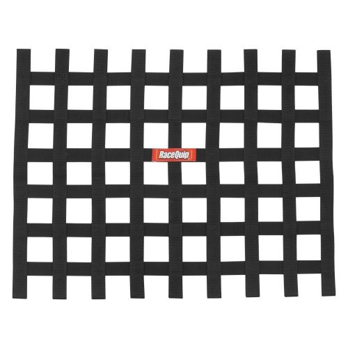 Racequip 721005rqp - black ribbon window net