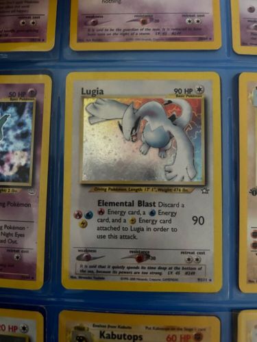 Pokemon lugia  - neo genesis - 9/111 - beautiful card