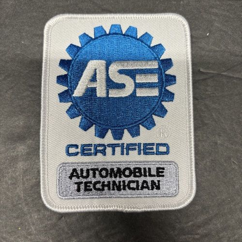 Ase certified automobile technician embroidered heat sealed patches lot of 2 new