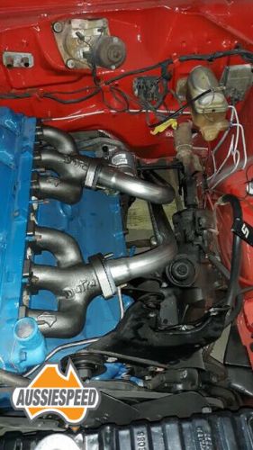 Dutra dual slant 6 mopar valiant chrysler exhaust header by aussiespeed front