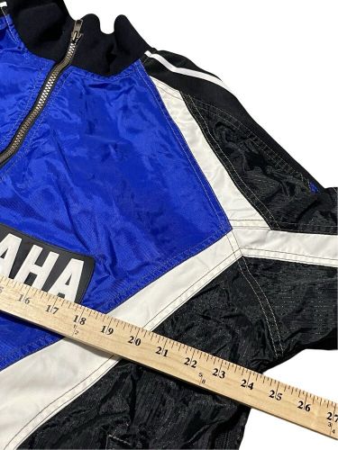 Yamaha fxr snowmobile jacket racing men’s size medium blue vintage canada