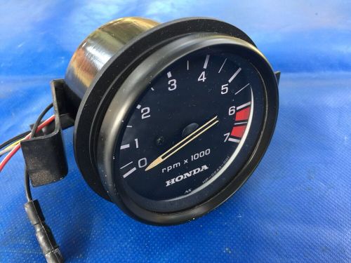 Oem honda 0-7000 rpm outboard boat marine tachometer tach with wiring harness