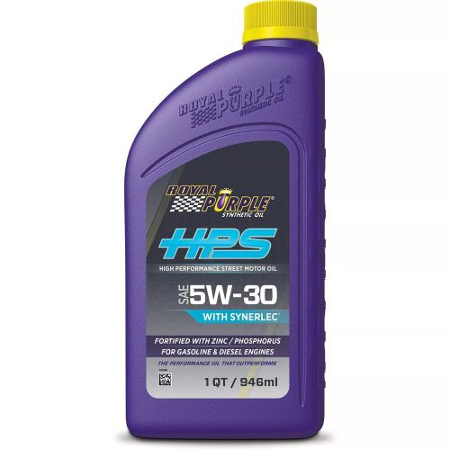 Royal purple 31530 5w30 hps high performance street synthetic motor oil 1 quart