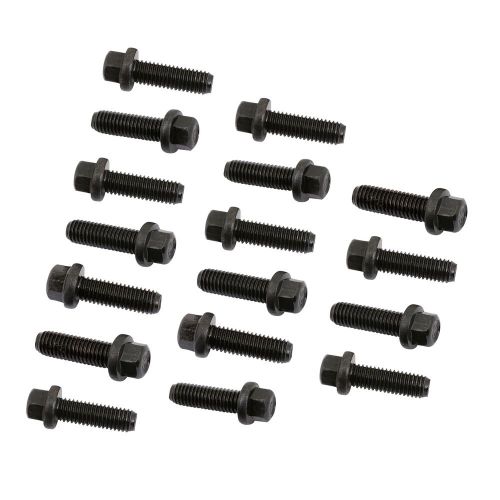 Mr. gasket 970g mr. gasket header bolts - m8-1.25 x 25mm hex head - black oxide