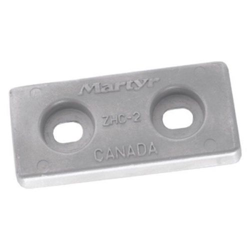 Martyr cmzhc2az 5.75&#034; l x 2.65&#034; w x 0.75&#034; h zinc rectangular hull plate anode