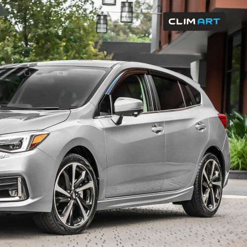 Rain guards vent visors shade for 2018-2023 subaru impreza hatchback