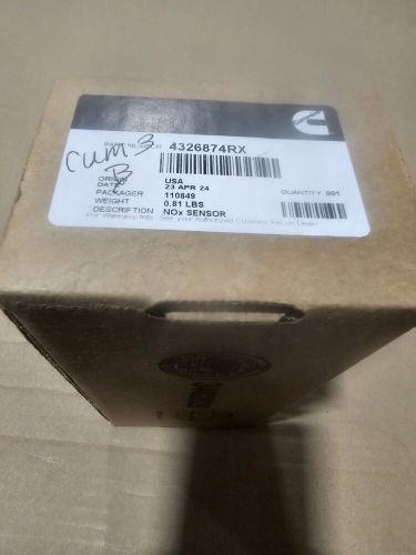 Genuine cummins oem nox sensor, new,  4326874rx (no core)