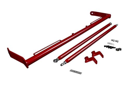 Braum racing harness bar system red gloss for 2010-2015 chevy camaro brhb-50rg